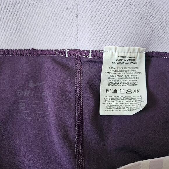 Nike Pro biker shorts purple XXL - Picture 3 of 7
